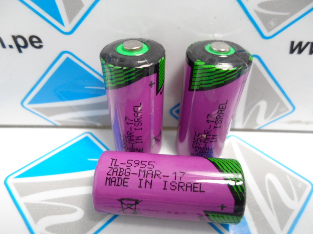 TL-5955    Batería lithium 3.6V, 1600mAh, tamaño 2/3AA